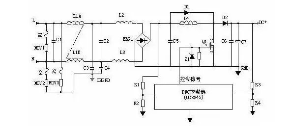 功率因數(shù)校正電路